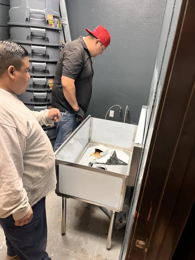 Commercial plumbing and sink installation in Palm Bay